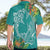 Polynesia Hawaiian Shirt Sharks Duo Tropical Teal