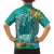 Polynesia Hawaiian Shirt Sharks Duo Tropical Teal