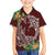 Polynesia Hawaiian Shirt Sharks Duo Tropical Oxblood