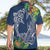 Polynesia Hawaiian Shirt Sharks Duo Tropical Navy