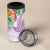 Polynesia 4 in 1 Can Cooler Tumbler Sharks Duo Tropical Lavender