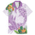 Polynesia Hawaiian Shirt Sharks Duo Tropical Lavender