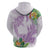 Polynesia Zip Hoodie Sharks Duo Tropical Lavender
