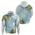 Polynesia Hoodie Sharks Duo Tropical Turquoise