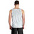 Polynesia Men Tank Top Sharks Duo Tropical Off White