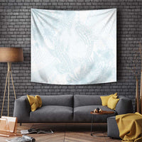 Polynesia Tapestry Sharks Duo Tropical Off White