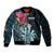 Niue Personalised Bomber Jacket Hiapo Mix Coconut Crab