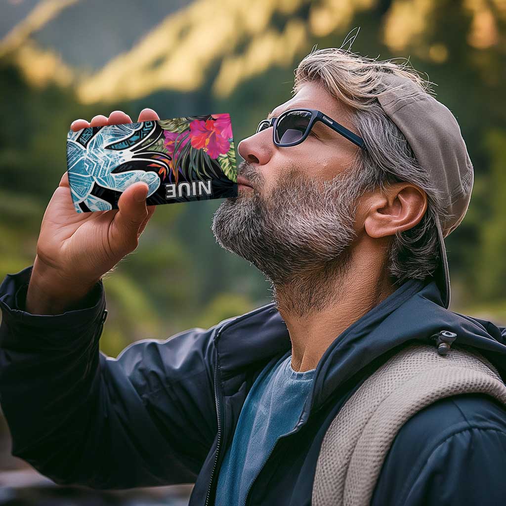 Niue 4 in 1 Can Cooler Tumbler Hiapo Mix Coconut Crab