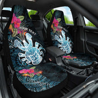 Niue Personalised Car Seat Cover Hiapo Mix Coconut Crab