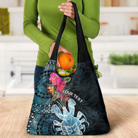 Niue Personalised Grocery Bag Hiapo Mix Coconut Crab