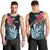 Niue Personalised Men Tank Top Hiapo Mix Coconut Crab