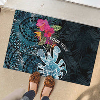 Niue Personalised Rubber Doormat Hiapo Mix Coconut Crab