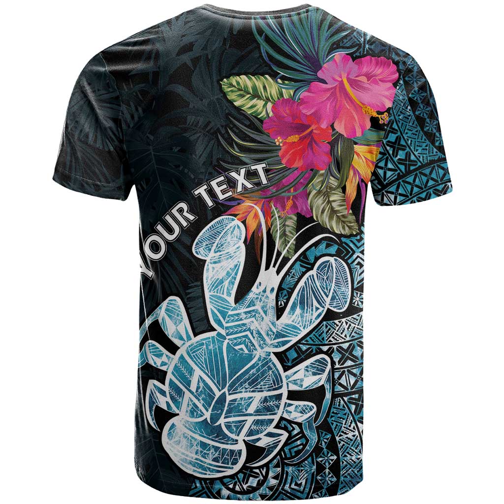 Niue Personalised T Shirt Hiapo Mix Coconut Crab