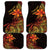 Niue Fakaalofa Atu Personalised Car Mats Whale Hiapo Fiery Motif