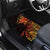 Niue Fakaalofa Atu Personalised Car Mats Whale Hiapo Fiery Motif