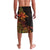 Niue Fakaalofa Atu Personalised Lavalava Whale Hiapo Fiery Motif