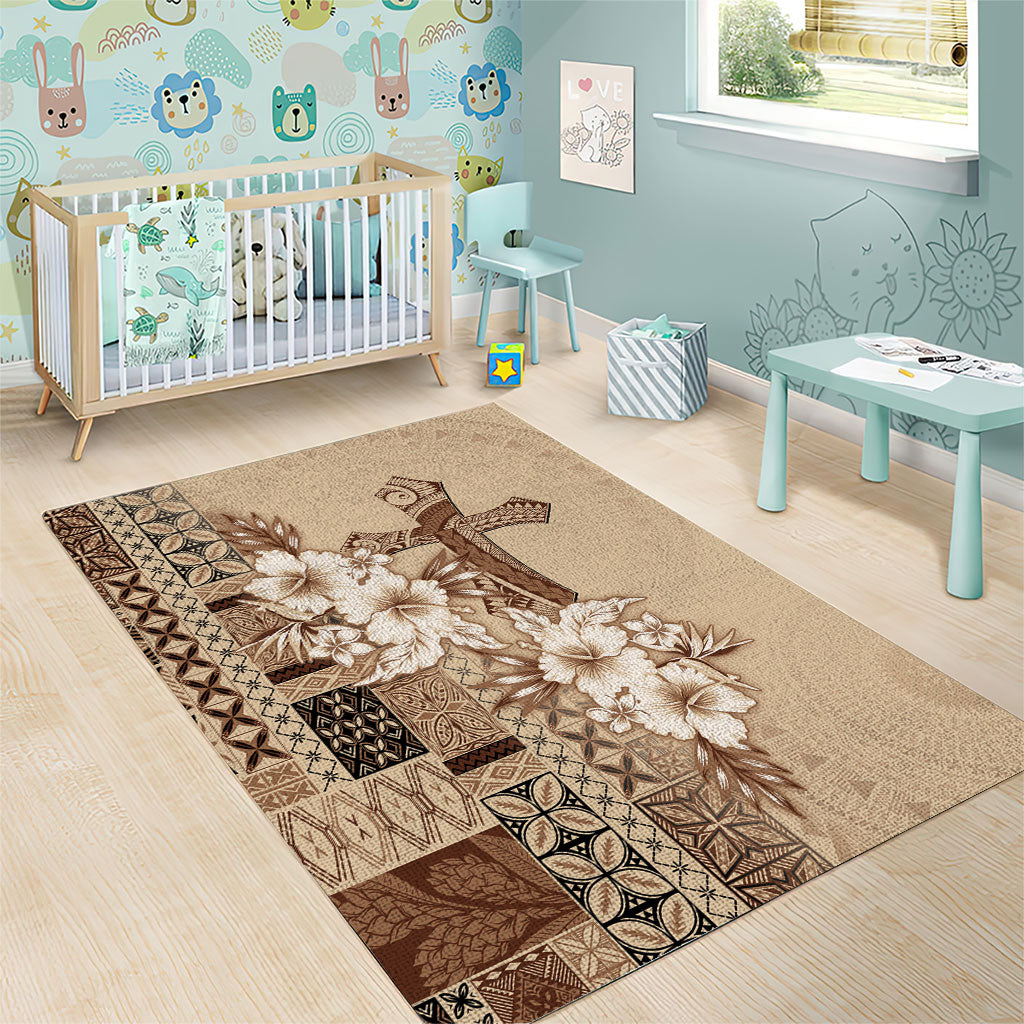 Samoa AIGA Mamanu Siapo Malu Motifs Area Rug