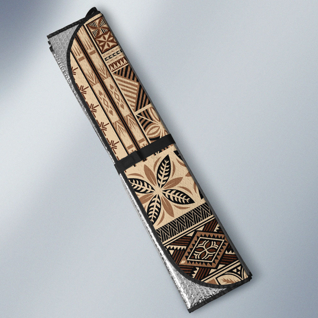 Samoa AIGA Mamanu Siapo Malu Motifs Auto Sun Shade