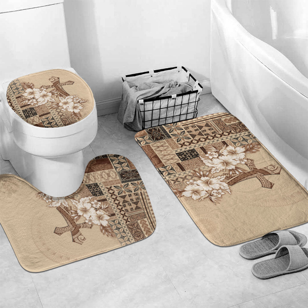 Samoa AIGA Mamanu Siapo Malu Motifs Bathroom Set
