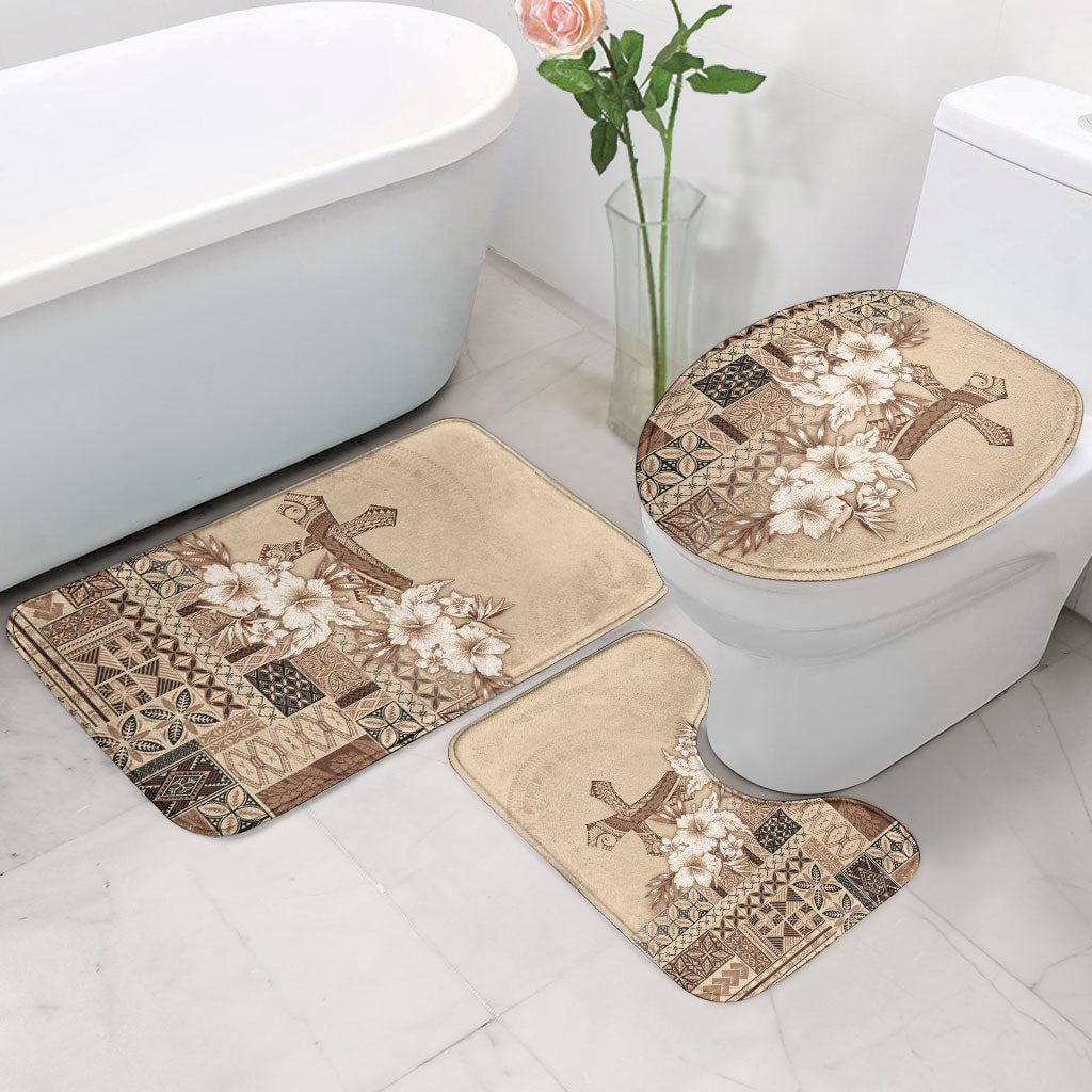 Samoa AIGA Mamanu Siapo Malu Motifs Bathroom Set