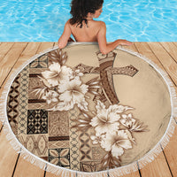 Samoa AIGA Mamanu Siapo Malu Motifs Beach Blanket