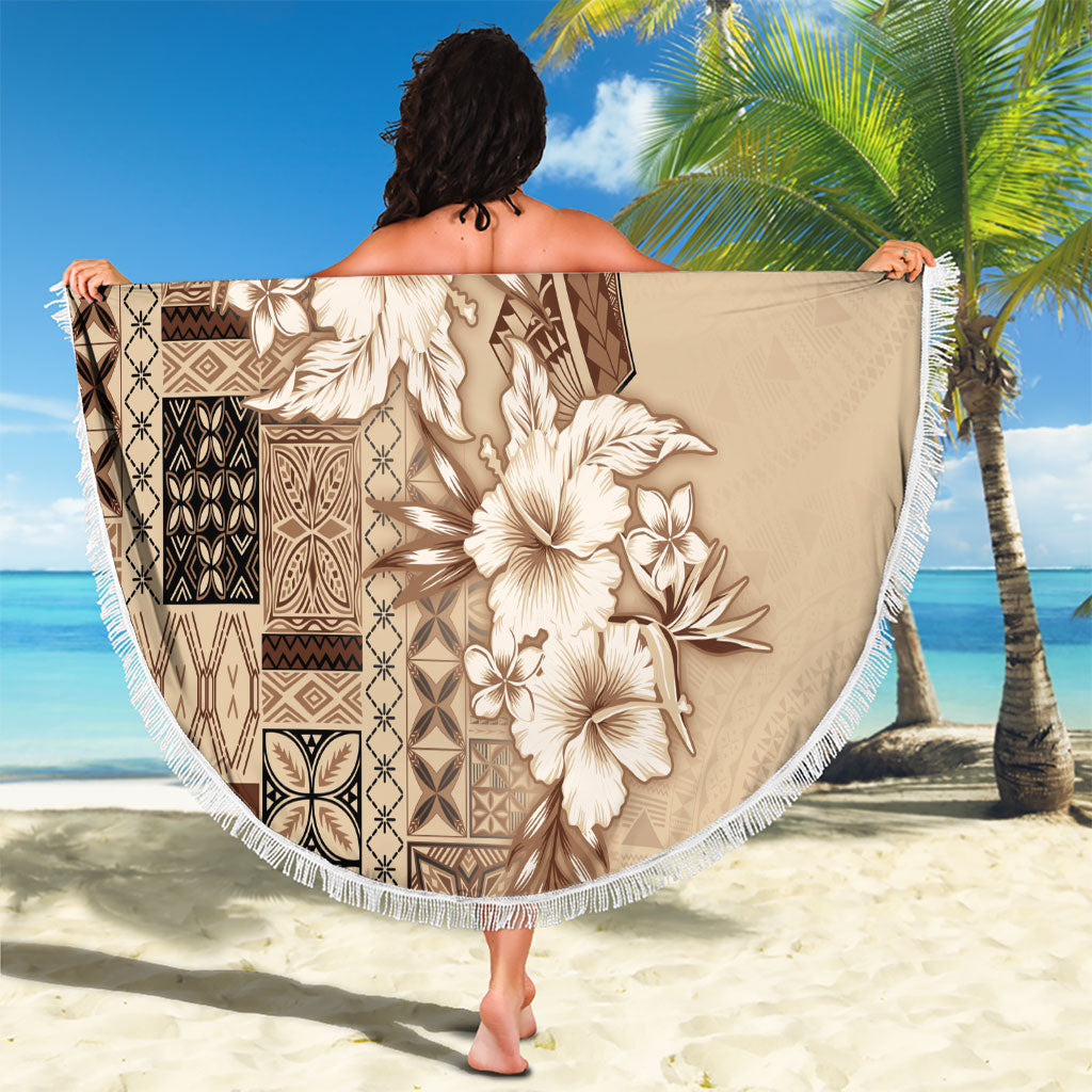 Samoa AIGA Mamanu Siapo Malu Motifs Beach Blanket