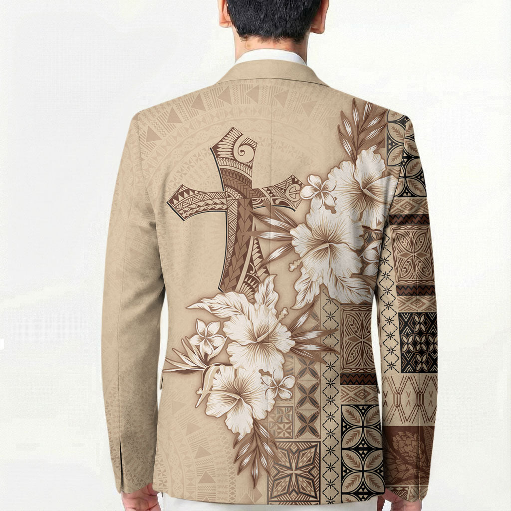 Samoa AIGA Mamanu Siapo Malu Motifs Blazer
