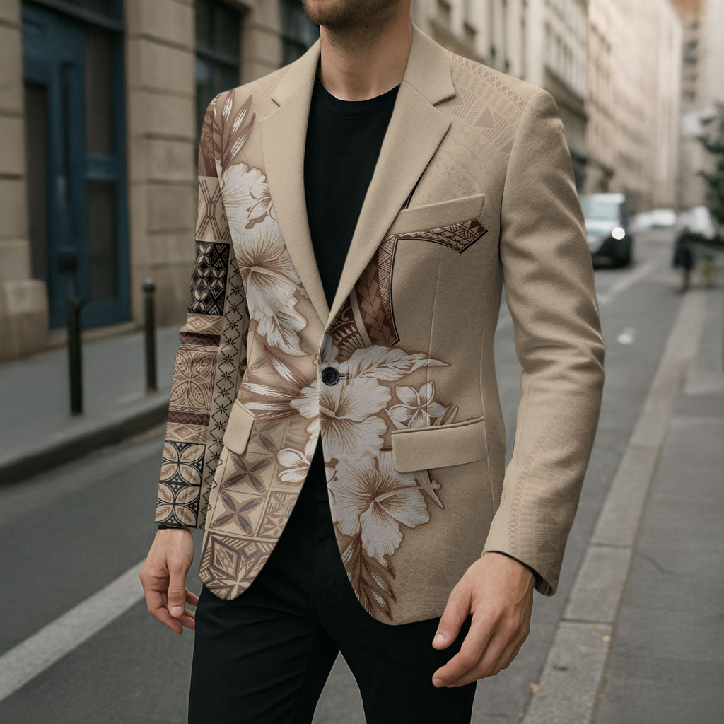 Samoa AIGA Mamanu Siapo Malu Motifs Blazer