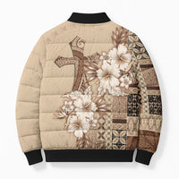 Samoa AIGA Mamanu Siapo Malu Motifs Bomber Puffer Jacket