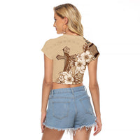 Samoa AIGA Mamanu Siapo Malu Motifs Raglan Cropped T Shirt LT7 - Polynesian Pride