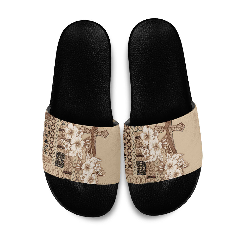 Samoa AIGA Mamanu Siapo Malu Motifs Slide Sandals