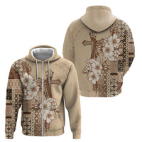 Samoa AIGA Mamanu Siapo Malu Motifs Zip Hoodie LT7 - Polynesian Pride