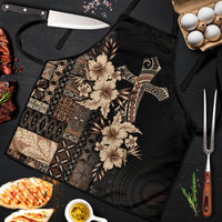 Samoa AIGA Mamanu Siapo Malu Motifs Apron Black Ver