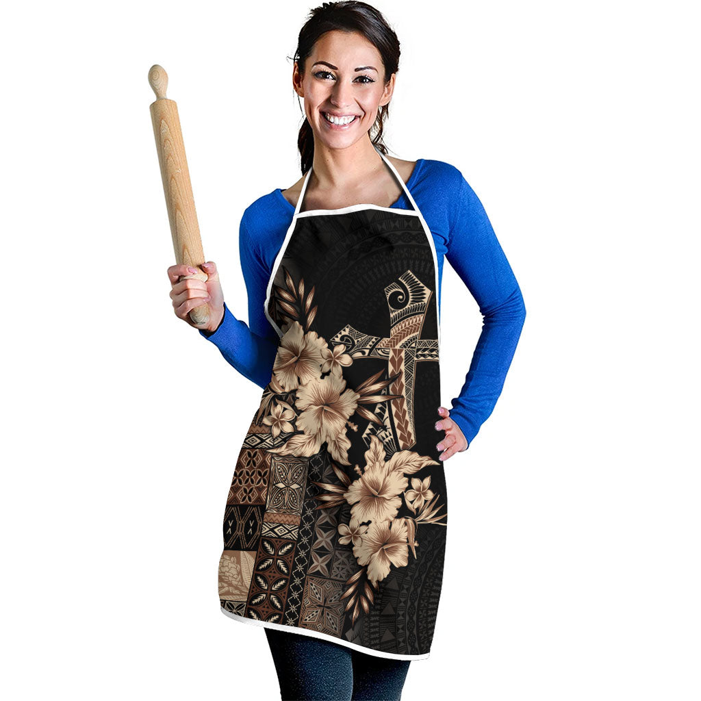 Samoa AIGA Mamanu Siapo Malu Motifs Apron Black Ver