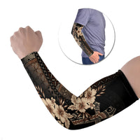 Samoa AIGA Mamanu Siapo Malu Motifs Arm Sleeves Black Ver