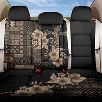Samoa AIGA Mamanu Siapo Malu Motifs Back Car Seat Cover Black Ver LT7 One Size Black - Polynesian Pride