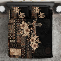 Samoa AIGA Mamanu Siapo Malu Motifs Bedding Set Black Ver