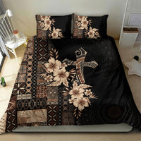 Samoa AIGA Mamanu Siapo Malu Motifs Bedding Set Black Ver