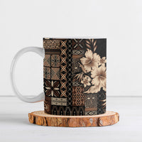 Samoa AIGA Mamanu Siapo Malu Motifs Ceramic Mug Black Ver