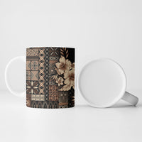 Samoa AIGA Mamanu Siapo Malu Motifs Ceramic Mug Black Ver