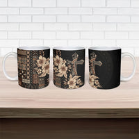 Samoa AIGA Mamanu Siapo Malu Motifs Ceramic Mug Black Ver