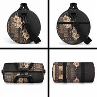 Samoa AIGA Mamanu Siapo Malu Motifs Duffle Bag Black Ver