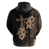 Samoa AIGA Mamanu Siapo Malu Motifs Hoodie Black Ver LT7 - Polynesian Pride