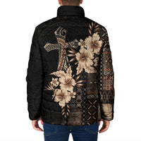 Samoa AIGA Mamanu Siapo Malu Motifs Padded Jacket Black Ver