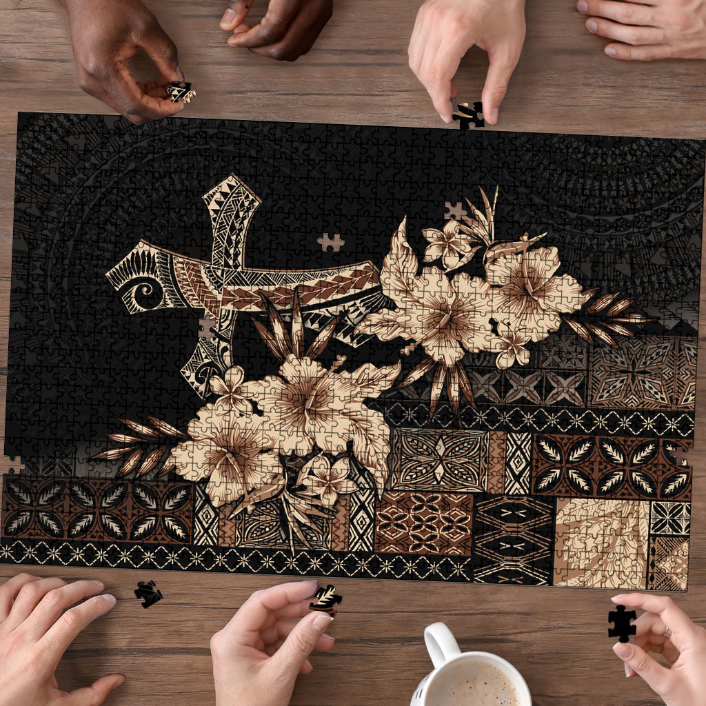 Samoa AIGA Mamanu Siapo Malu Motifs Puzzle Black Ver