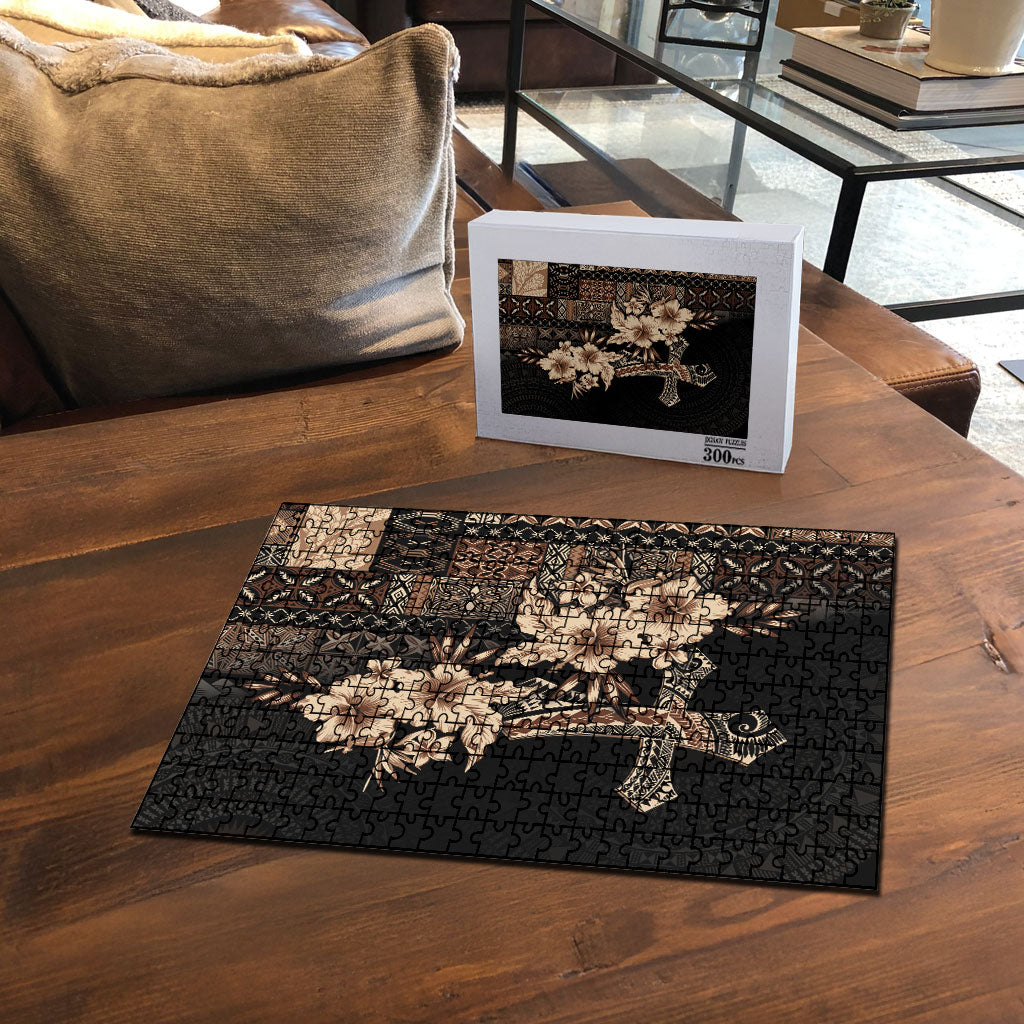 Samoa AIGA Mamanu Siapo Malu Motifs Puzzle Black Ver