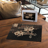 Samoa AIGA Mamanu Siapo Malu Motifs Puzzle Black Ver