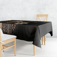 Samoa AIGA Mamanu Siapo Malu Motifs Tablecloth Black Ver