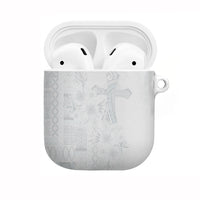 Samoa AIGA Mamanu Siapo Malu Motifs AirPods Case Lotu a Tamaiti White Ver