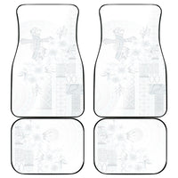 Samoa AIGA Mamanu Siapo Malu Motifs Car Mats Lotu a Tamaiti White Ver